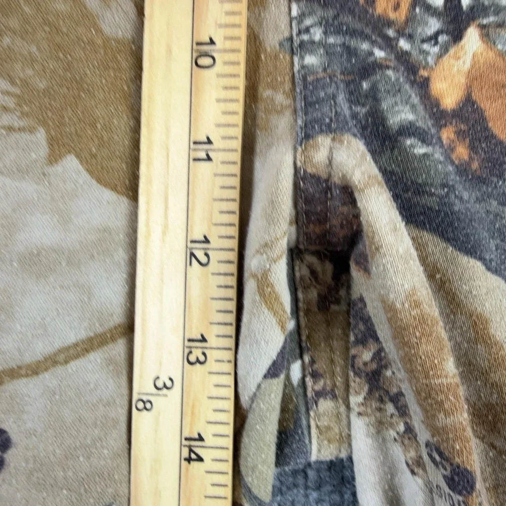 Outfitters Ridge Pants Mens XL Camo Sweatpants Elastic Waist Lined Hunting